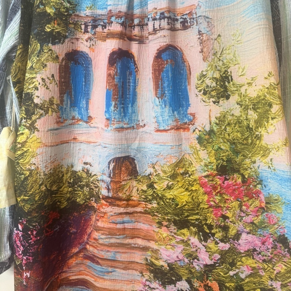 Aratta Floral Embroidered Striped Tunic - Picture 11 of 11